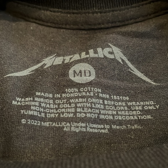 Metallica Tee Shirt - Unisex - And Justice For All - Picture 4 of 4